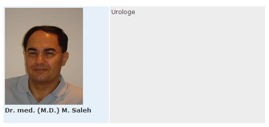 Dr M Saleh